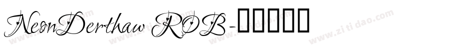 NeonDerthaw ROB字体转换